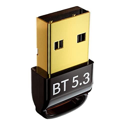 Bewinner Bluetooth 5.3-Adapter, Kabelloser Bluetooth-Empfänger, Maus-Tastatur-Sender ohne Latenz, Starkes Signal, Unterstützung für die Verwendung Mehrerer Geräte für PC-Telefone von Bewinner