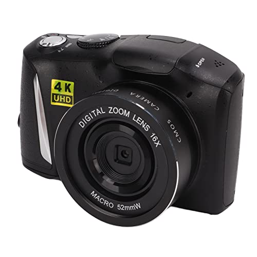 Bewinner CD-R3 4K-Digitalkamera, 48-Megapixel-Videokamera, Vlogging-Kamera mit 16-fachem Digitalzoom, 3,2-Zoll-Bildschirm, Live-Video-Streaming, Webcam von Bewinner