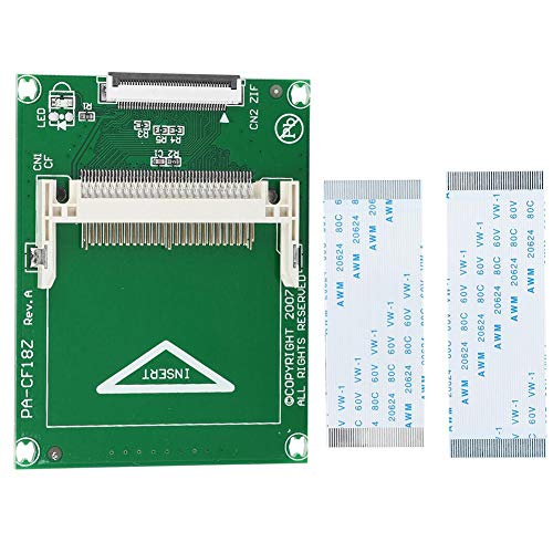 Bewinner CF-Karte zu ZIF CE-Adapterkarte, 1,8-Zoll-50-Pin-SSD-Festplatten-CompactFlash-Adapterkarte für DOS/Windows 3.1/95/NT/98/Me/2000/XP/Vista/Linux/Mac, Computerkonverter-Adapterkarte von Bewinner