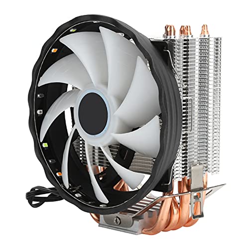Bewinner CPU-Kühler, mit 6 Heatpipes und Einem RGB-Farblampenlüfter, CPU-Kühlerlüfter Zur Wärmeableitung mit Halterungsniet-Kit Wärmeleitpaste, Hydrauliklager von Bewinner