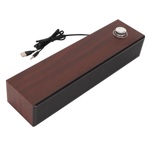 Bewinner Computer-Lautsprecher, Desktop-Lautsprecher, USB, kabelgebunden, Stereo-Soundbar für Computer, Mini-Soundbar über USB für PC, Tablets, Computer von Bewinner