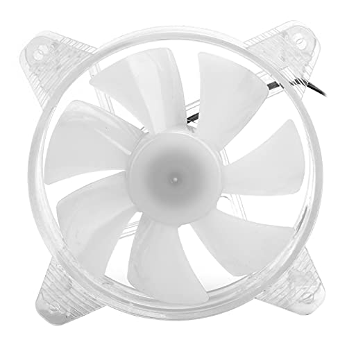 Bewinner Computer-Lüfter, Computer-Lüfter mit 120-Mm-Lüfterflügeln 4-polige Bunte LED, Computergehäuse-Lüfter Hohe Leistung mit Hydrauliklager 120 Mm (Grün) von Bewinner