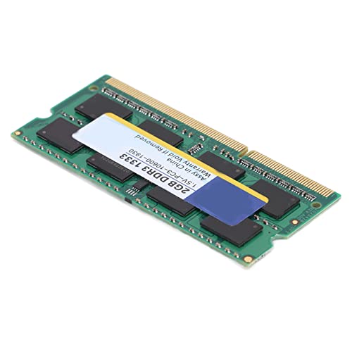 Bewinner DDR3-RAM-Speichermodul, Langlebiger Interner DDR3-Computerspeicher, DDR3-Laptop-Speichermodul für Notebook-Laptop-Speichermodul RAM-Upgrade-Kit (1333 MHz 2 GB) von Bewinner