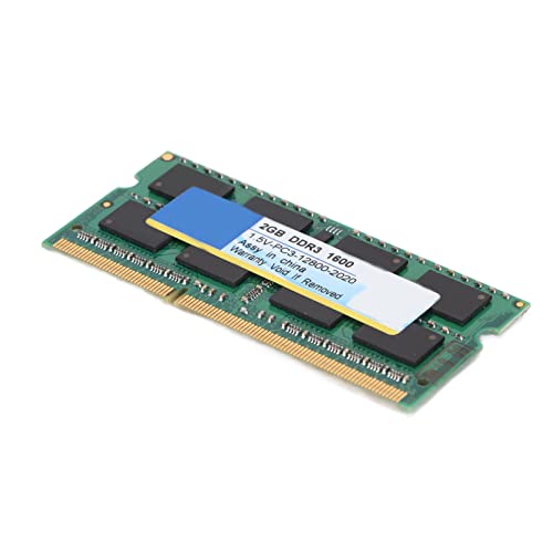 Bewinner DDR3-RAM-Speichermodul, Langlebiger Interner DDR3-Computerspeicher, DDR3-Laptop-Speichermodul für Notebook-Laptop-Speichermodul RAM-Upgrade-Kit (1600 MHz 2 GB) von Bewinner