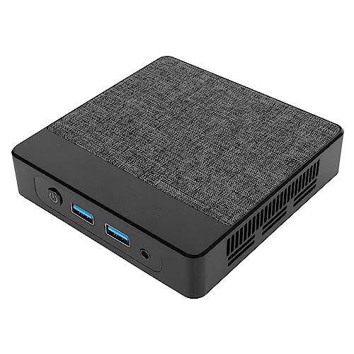 Bewinner -Desktop-Computer, PC für Celeron N4020 CPU, 6G DDR4 Mikrocomputer mit Dual HDMI 4K, BT5.0, Dual-Mode-WLAN, Unterstützt Erweiterung M.2 SSD für Win 11 Pro (EU-Stecker von Bewinner