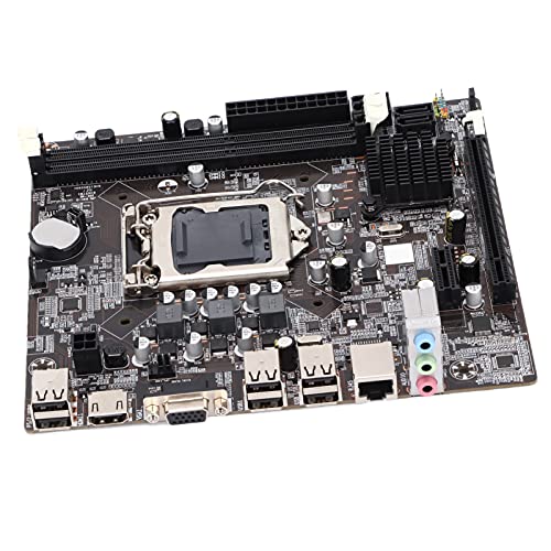 Bewinner Desktop Motherboard für H61, DDR3 Computer Mainboard Zubehör PCIE 3.0 16X Grafikkartensteckplatz für Core I7 I5 I3 für Pentium für Celeron von Bewinner