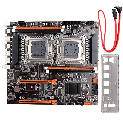 Bewinner Desktop-Motherboard mit Deflektor, Professionelles 4-Kanal-DDR3-Speicher-Motherboard, Gigabit-Netzwerkkarte RTL8111H Eingebautes Dual-Rear-Socket-Motherboard, PC-Zubehör von Bewinner