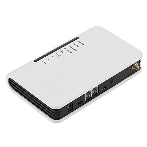 Bewinner Drahtlose Telefonzelle,GSM Wireless Terminal mit Standard DTMF Eingangserkennung/Anti Noise Schaltung/9 LED Anzeigen/Signalanzeige/Anrufstatusanzeige(EU-Stecker) von Bewinner