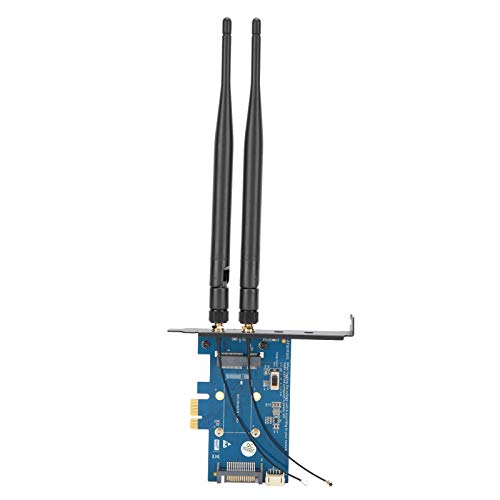 Bewinner Drahtlose USB-WLAN-Karte, WLAN-PCI-E-zu-PCI-E 1X-WLAN-Netzwerkkartenkonverter, Dualband-Adapter mit SIM-Kartenhalter, WLAN-Netzwerkkartenadapter von Bewinner