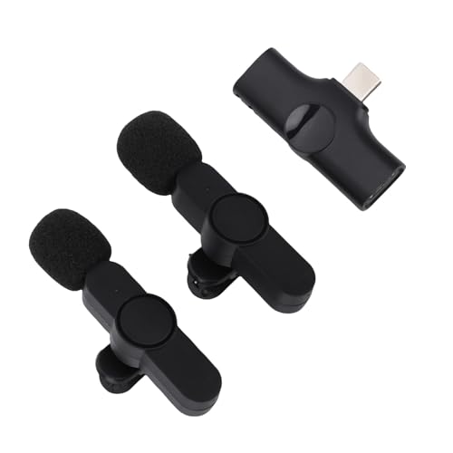 Bewinner Dual Wireless Lavalier -Mikrofon, Rauschunterdrückungs -Revers -Mikrofon mit Omnidirektionaler Pickup, 2,4 GHz -Getriebe, 8H -Akku, Zum Vlogging -Interview -Live -Streaming Bewinner Dual Wireless Lavalier -Mikrofon, Rauschunterdrückungs -Revers -Mikrofon mit Omnidirektionaler Pickup, 2,4 GHz -Getriebe, 8H -Akku, Zum Vlogging -Interview -Live -Streaming von Bewinner