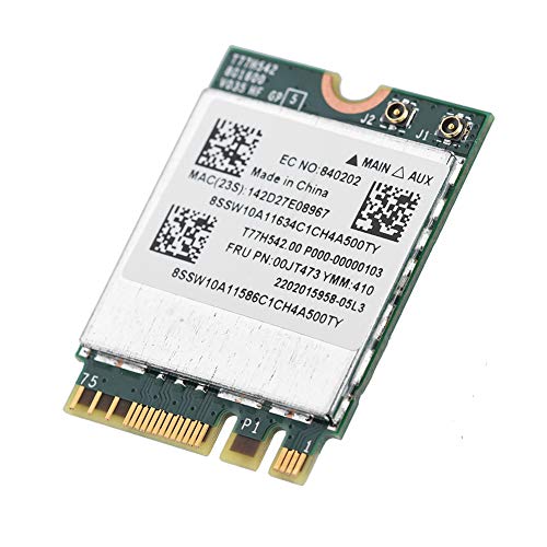Bewinner Dualband NGFF M2-Schnittstellenkarte - Kompatibel mit IEEE 802.11 Ac/a/b/g/n - Drahtlose Übertragungsrate Bis zu 433 MBit/s - Geeignet für ThinkPad von Bewinner