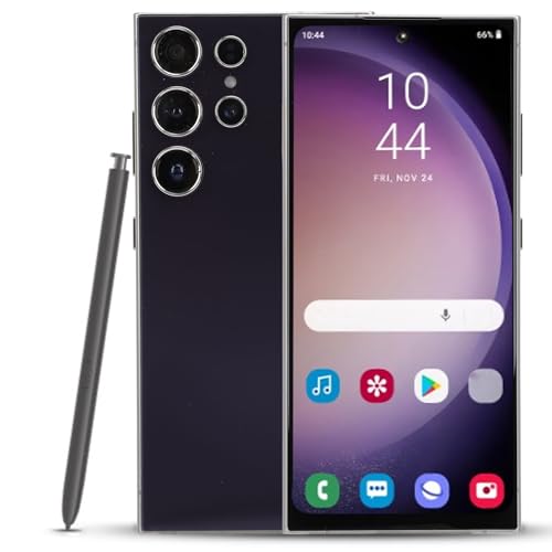 Bewinner Entsperrtes 4G-Android-Smartphone, 8 GB RAM, 256 GB ROM, 6,6-Zoll-Incell-HD-Bildschirm 2400 * 3200, Entsperrtes Dual-SIM-Handy mit 13 MP und 24 MP Kamera, 8000-mAh-Akku (violett) von Bewinner