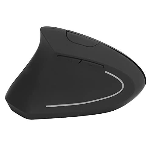 Bewinner Ergonomisches Design Vertikale Maus für Linkshänder, Wiederaufladbare Drahtlose USB-Gaming-Maus für Linkshänder, Optische Maus mit 800/1200/1600 DPI DPI für -Computer (Laden mit von Bewinner