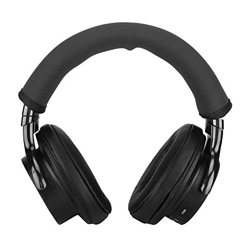 Bewinner Ersatz Kopfhörer Stirnband Cover, Weiche Kopfbügel Schutzhülle für Over Ear Kopfhörer, Proteinhaut Ersatz Headset Kopfhörerkissen, Headband Cushion für Iron Triangle M50(Schwarz) von Bewinner