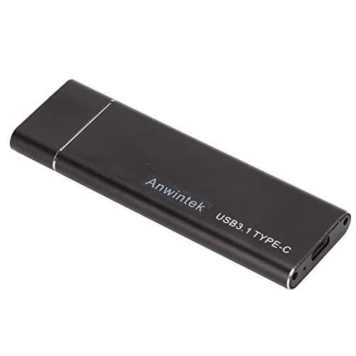 Bewinner Festplattengehäuse, SSD Gehäuse M.2 NGFF PCIE NVMe zu USB3.1 10G High Speed ​​2230/2242/2260/2280 Portable Hard Disk Box Plug and Play von Bewinner