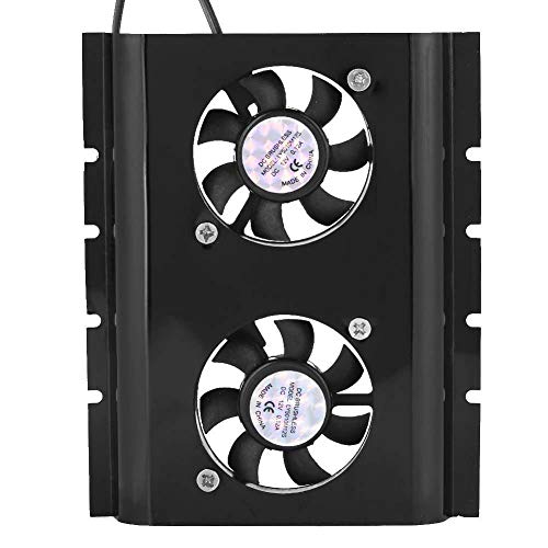 Bewinner Festplattenkühler mit Dual-Lüfter für Festplattenlaufwerk 10.05CFM Wind-Force-Festplattenkühler mit 5000 ± 10% U/Min(schwarz) von Bewinner