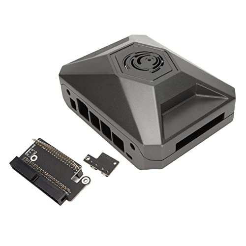 Bewinner Für Jetson Nano Metallgehäuse mit GPIO Adapterplatine 40PIN Stiftleisten, Aluminium Schutzhülle, Gute Wärmeableitung, Reservelochpositionen, Für Jetson Nano Developer Kit von Bewinner