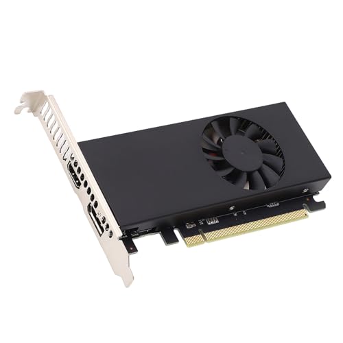 Bewinner G1650 4GB Grafikkarte, GDDR6 128bit Low Profile Grafikkarte, PC Gaming Grafikkarte, DP HDMI Ausgang, PCI Express 3.0 16X mit Lüfter für Büro und Gaming von Bewinner