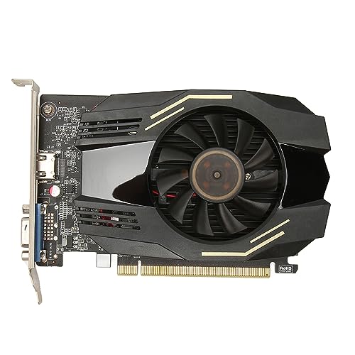 Bewinner GT1030 Video-Grafikkarte, 2 GB DDR5 64-Bit-GPU mit Lüfter, PCI Express X4 3.0, Unterstützt DirectX 12.1, OpenGL 4.5 für Gaming von Bewinner