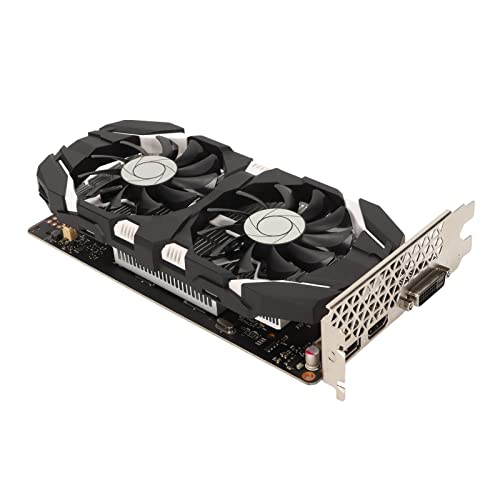 Bewinner GTX1050TI Grafikkarte, 4 GB Gaming Grafikkarte Unterstützt DirectX 12 OpenGL 4.5 PCI Express X16 3.0 Gaming Grafikkarten mit Zwei Lüftern, DVI Schnittstelle von Bewinner