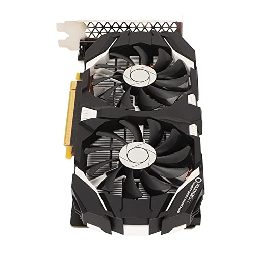 Bewinner GTX1060 GDDR5 192-Bit-PCIE-Grafikkarte, DVI-4K-HDR-Gaming-Grafikkarte, 8008-MHz-Speicherfrequenz-Computergrafikkarte, Zwei Lüfter (#3) von Bewinner