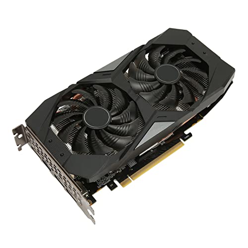 Bewinner GTX1660Ti Grafikkarte, 6GB GDDR6 192Bit Gaming Grafikkarte, HDMI DisplayPort Pci Express 3.0X16 7680 X 4320 Grafikkarte, Dual Fan Desktop Computer Grafikkarte von Bewinner