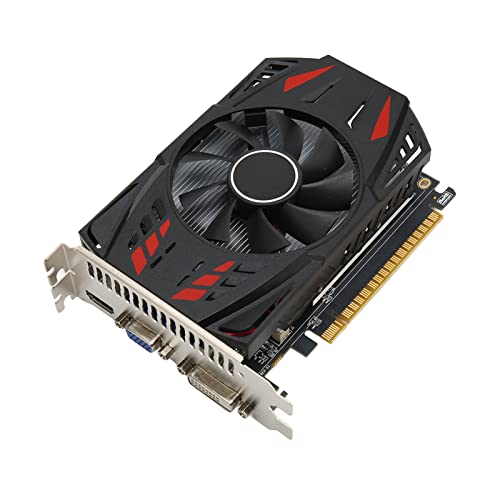 Bewinner GTX730 2 GB GDDR3 Grafikkarte, PC Gaming Video Grafikkarte, PCI Express X16 1.1, HDMI VGA DVI Anschluss, 64 Bit Computer Grafikkarte für Desktop Gaming GPU von Bewinner