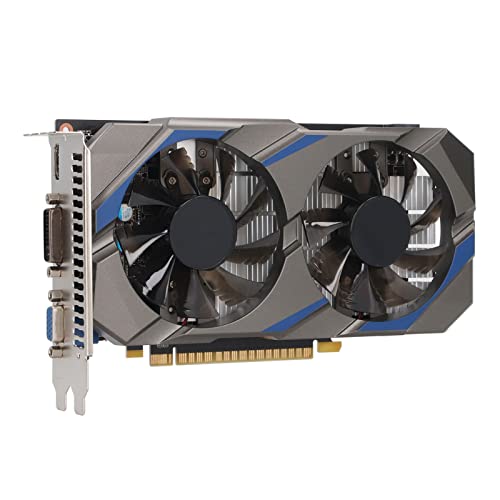 Bewinner GTX750 4GB Grafikkarte, DDR5 128Bit Computer PC Gaming Video Grafikkarte GPU mit HDMI, DVI, VGA, Unterstützung DirectX 11, 5010MHz PCIE 3.0 Grafikkarte für Desktop von Bewinner