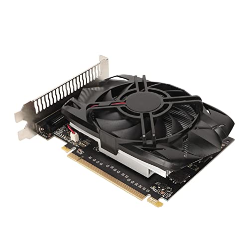 Bewinner GTX750 Gaming-Grafikkarte, 2 GB GDDR5 128-Bit-PCIE 3.0-Computergrafikkarte, 5000-MHz-Speicher, DVI-VGA-Computer-Grafikkarte mit Einem Lüfter von Bewinner