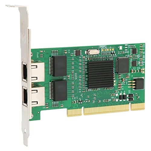 Bewinner Gigabit Ethernet Karte, Doppelfilter PCI Express Netzwerkkarte, Dual RJ45 Ports, 10/100/1000Mbps RJ45 LAN Adapter Converter für Desktop PC von Bewinner
