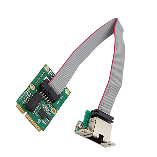 Bewinner Gigabit Ethernet PCIe Netzwerk Controller Karte, 10 100 1000 Mbps RJ45 LAN Adapterkonverter, RJ45 LAN NIC Karte für Desktop PC von Bewinner