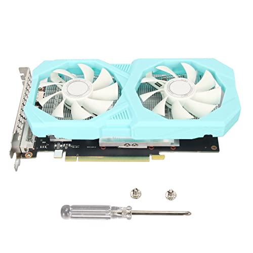 Bewinner Grafikkarte, 6 GB GDDR6 192 Bit Desktop-Grafikkarte, Desktop-Computer-Grafikkarte, 1530/1750 MHz DP DVI HD PCI Express 3.0 Gaming-Grafikkarte für Computer-PC von Bewinner