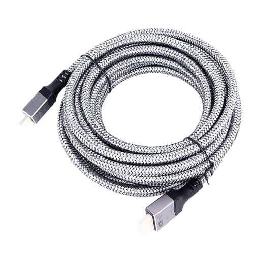 Bewinner HD-Multimedia-Schnittstellenkabel, Goldenes HDMI-Kabel, Vergoldete 8K-48-Gbit/s-Hochgeschwindigkeitsübertragungsgeschwindigkeit, Dynamisches HDR-VRR-QMS-HD-Kabel für (Typ 2 16,4 von Bewinner