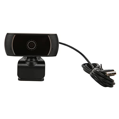 Bewinner HD Webcam mit Mikrofon, 640 X 480 Webkamera Autofokus 30 Fps, USB Webcam Plug and Play, Flexible Computerkamera für Videoanrufe, Online Unterricht (C200 Schwarze Innenmarkierung von Bewinner
