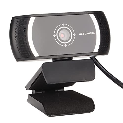 Bewinner HD-Webcam mit Mikrofon, 720P 30FPS Streaming Business-Webcam, Plug-and-Play, Drehbare USB-Webkamera für PC-Videokonferenzen/Anrufe/Spiele von Bewinner