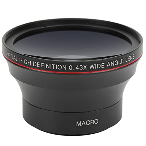 Bewinner HD Weitwinkelobjektiv, 55 Mm 0,43 fache Optische Glasbeschichtungstechnologie Weitwinkelobjektiv, Kompatibel mit Allen Objektiven mit 55 Mm Gewindedurchmesser Bewinner HD Weitwinkelobjektiv, 55 Mm 0,43 fache Optische Glasbeschichtungstechnologie Weitwinkelobjektiv, Kompatibel mit Allen Objektiven mit 55 Mm Gewindedurchmesser von Bewinner