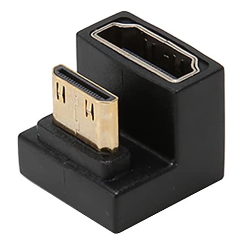 Bewinner -HDMI-auf-HDMI-Adapter, 8K 60 Hz 48 Gbit/s 180 Grad -HDMI-Stecker auf HDMI-Buchse, U-förmiger HDMI-Konverter für DSLR, Camcorder, PC von Bewinner