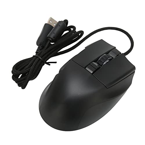 Bewinner Kabelgebundene Gaming-Maus, 7200 DPI Ergonomische RGB-Gaming-Maus, 6 Stufen Einstellbare Hintergrundbeleuchtung, 7 Programmierbare Tasten, USB-Computermäuse für Computer-Laptop-PC von Bewinner