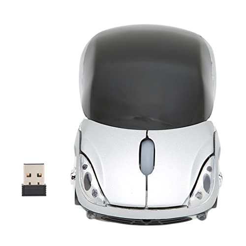 Bewinner Kabellose 2,4 GHz Automaus mit USB Empfänger 3D Sportwagen Styling Gaming Maus für Win 7/XP/98/2000 für Linux oder für OS X von Bewinner