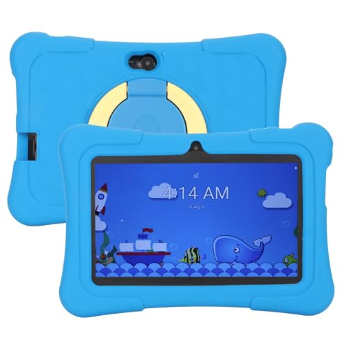 Bewinner Kinder-Tablet, 7-Zoll-Kinder-Tablet für Android 11, WiFi-Bluetooth-Kleinkind-Tablet mit Kindersicherung, 2 GB RAM 32 GB ROM, Kleinkind-Tablet mit Kindersicherer Tablet-Hülle von Bewinner