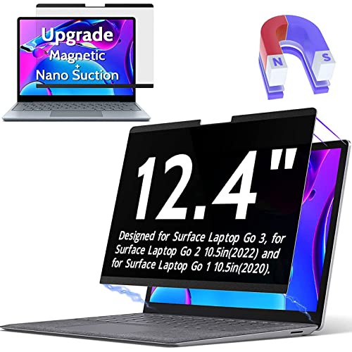 Bewinner Laptop-Sichtschutz-Displayschutz 10,5 Zoll, Informationsschutz-Sichtschutzfilter für Laptop, Magnetischer Blue-Ray-blockierender Privater Bildschirm für Surface Laptop Go 3 2 1 von Bewinner