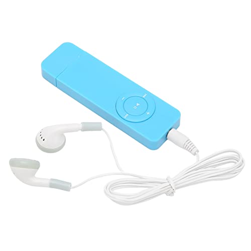 Bewinner MP3-Player, -Musik-Player MP3-Player mit USB-Flash-Laufwerk, Tragbarer Verlustfreier HiFi-Sound-MP3-Musik-Player für Studenten auf Reisen, Unterstützt Bis zu 64 GB(Blau) von Bewinner