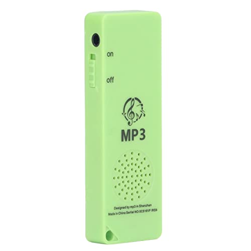 Bewinner MP3 Player, Musik Player mit Verlustfreiem Sound, Unterstützt 64 GB Speicherkarte, Wiederaufladbarer Digitaler MP3 Player mit 180 MAh für Kinder(Grün) von Bewinner