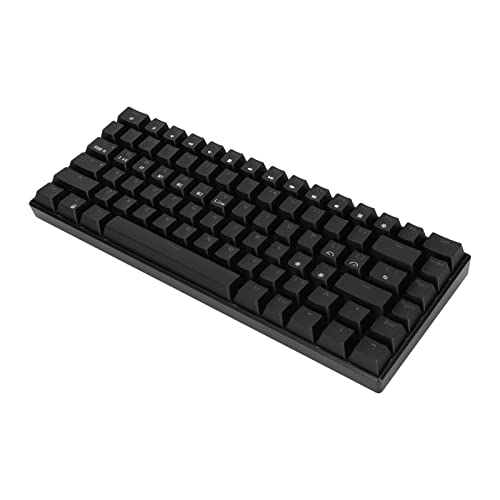 Bewinner Mechanische Gaming Tastatur, Schwarze 82 Tasten Drahtlose Mechanische Tastatur, Unterstützt 2.4G/BT 3.0/5.0/USB C Kabelgebunden, Ergonomische Tastatur mit RGB von Bewinner