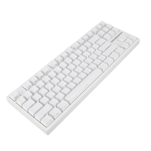 Bewinner Mechanische Tastatur mit 87 Tasten, 75% Mechanische Gaming-Tastatur mit Rotem Schalter, RGB-Tastatur mit Hintergrundbeleuchtung, Kabellose 2,4 G Bluetooth 3.0 5.0 USB C von Bewinner