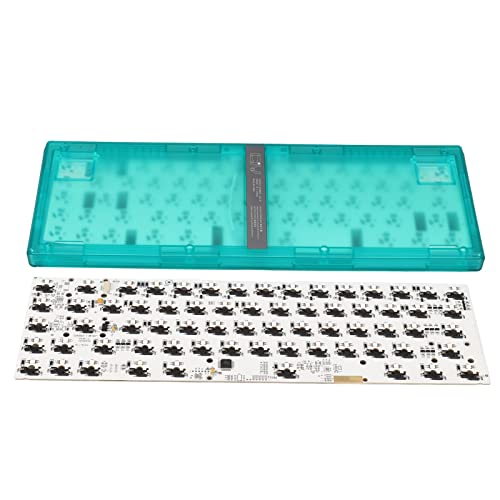 Bewinner Mechanisches Tastatur-Kit Zum Selbermachen, Modulare Mechanische Tastatur mit 67 Tasten, Hot Swap, Tastatur mit RGB-Hintergrundbeleuchtung, 5-poliger 3-poliger Schalter, (Grün) von Bewinner