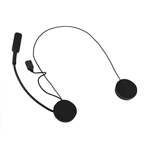 Bewinner Motorrad Helm Headset Bluetooth Gegensprechanlage Headset, Handy Kopfhörermotorradsturzhelm Kopfhörer mit Mikrofon für Anruf/Musik for GPS/Music Call Control/Cycling/Skiing Default von Bewinner