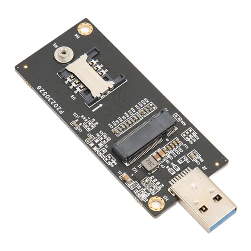 Bewinner NGFF M.2 Key B auf USB 3.0 4G-Adapter mit SIM-Kartensteckplatz für 4G-5G-Modul, Schnelle Evaluierung, Kompatibilität mit Mehreren Schnittstellen, Einfache Installation, Stabiles von Bewinner