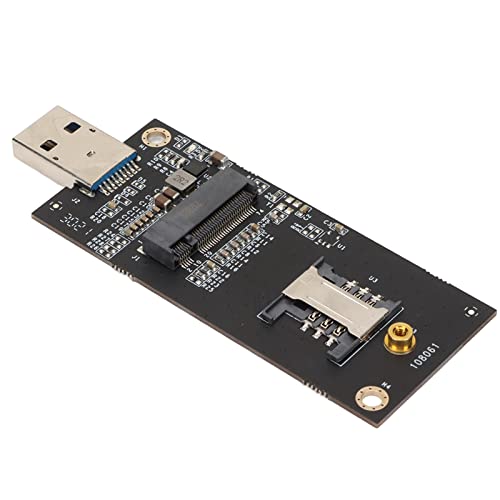 Bewinner NGFF zu USB 3.0 Adapter mit SIM-Kartensteckplatz, Stabilität M.2 Key B zu USB Adapter für WWAN LTE Modul von Bewinner