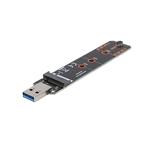 Bewinner NVMe auf USB Adapter, USB A Port M.2 Dual Protocol Adapter, USB3.1 auf M.2 NVME/PCIE Adapter, 10 Gbit/s USB 3.1 Gen 2 Bridge Chip-Unterstützung Win XP/win7/win8/win10//OS X von Bewinner